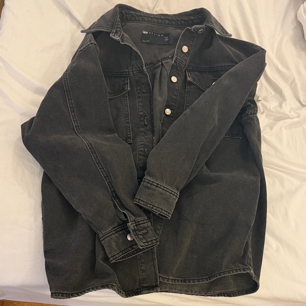 Black denim ASOS jacket